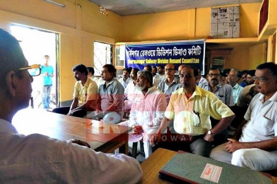 Railway Division Demand Committee raised voice to set up Railway Division at North Tripura